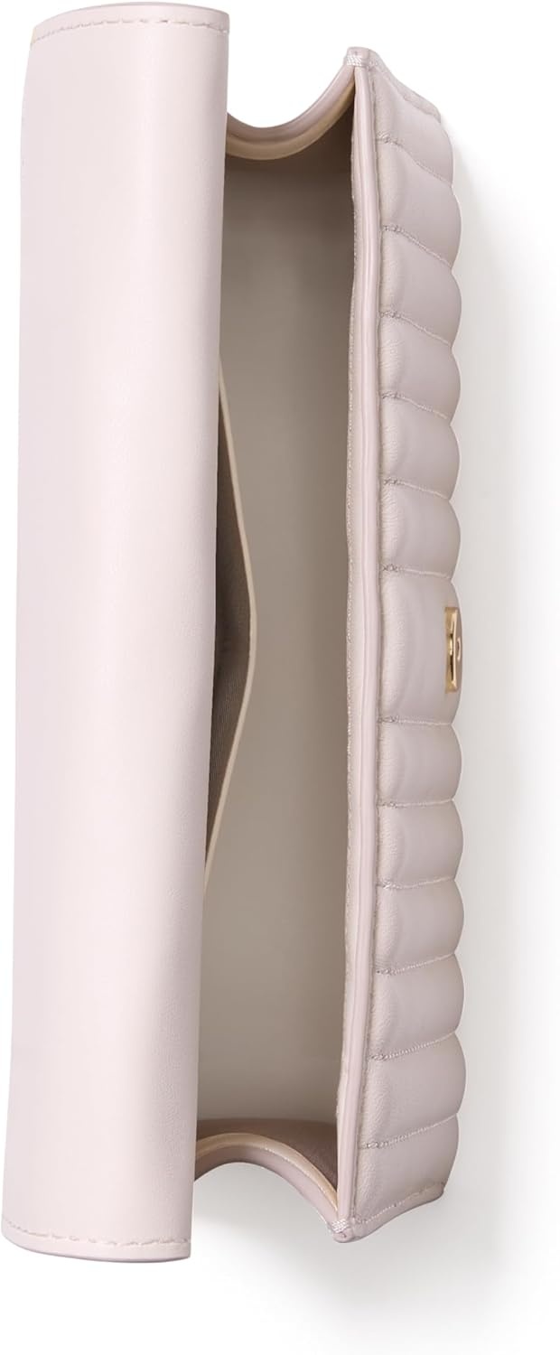 image:imagekate spade new york womens Deco Mini Leather Flap Chain CrossbodyCashew Milk