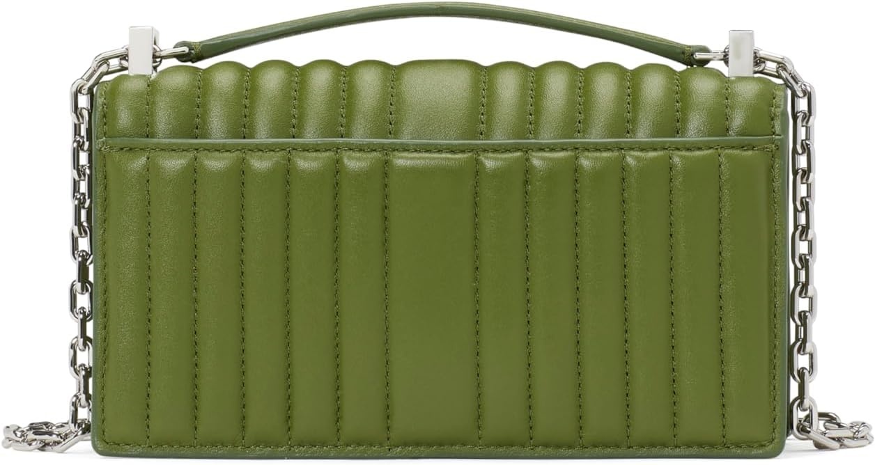 image:imagekate spade new york womens Deco Mini Leather Flap Chain CrossbodyJungle Vine