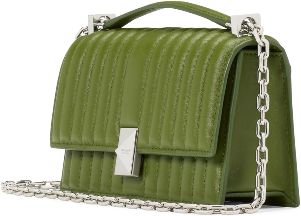 image:imagekate spade new york womens Deco Mini Leather Flap Chain CrossbodyJungle Vine