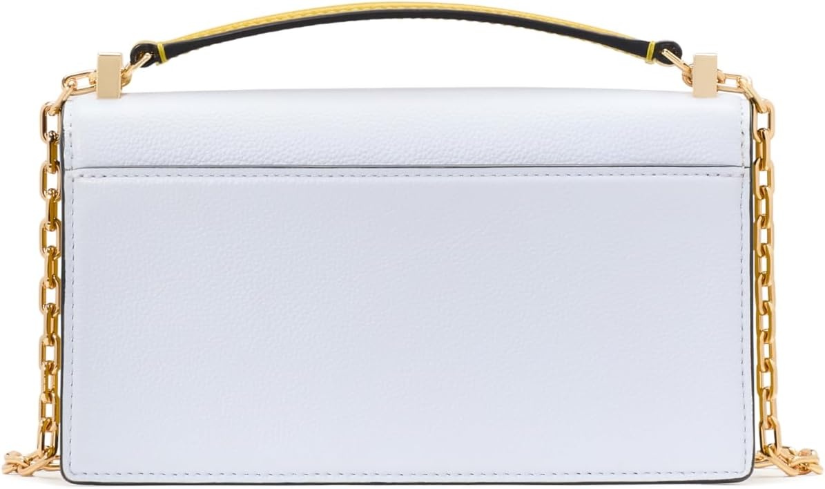 image:imagekate spade new york womens Deco Mini Leather Flap Chain CrossbodyPale Sapphirine Multi