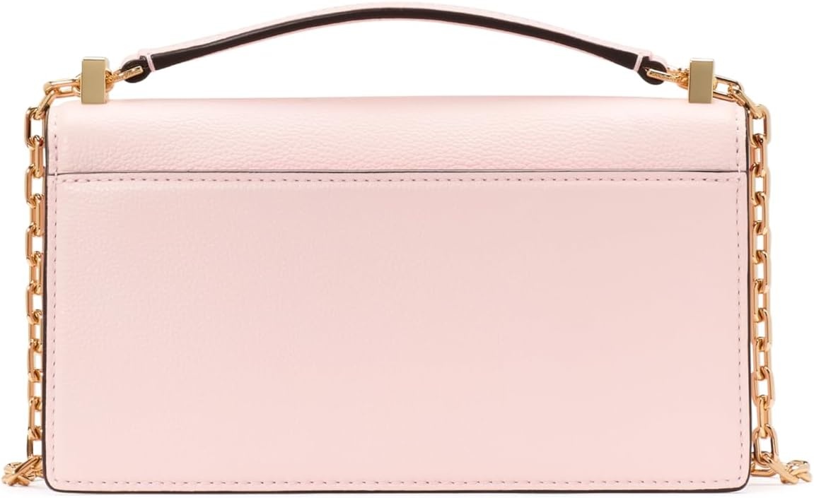 image:imagekate spade new york womens Deco Mini Leather Flap Chain CrossbodyPastry Pink