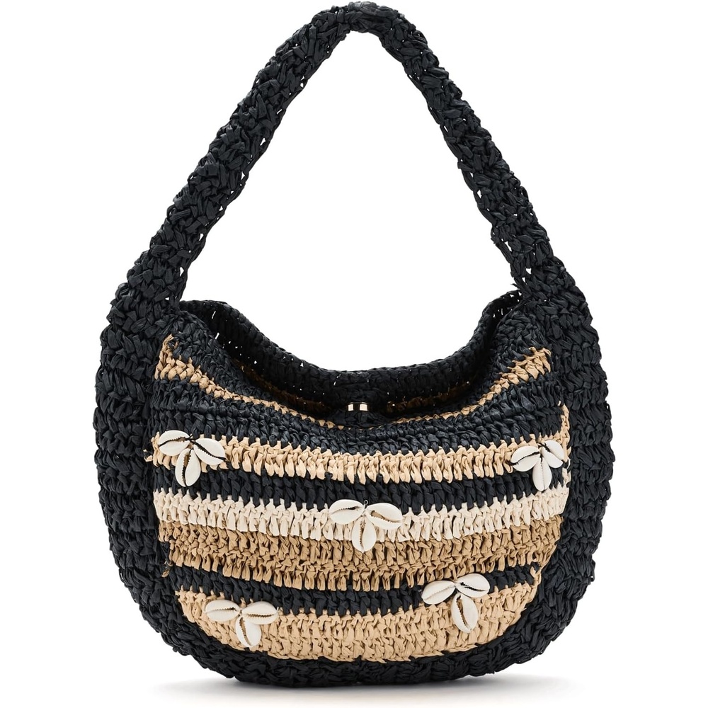 image:imageFree People Belize Shell ClutchTanBlack