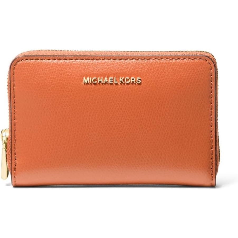image:imageMichael Kors Jet Set Small Zip Around Card CaseOrange Punch