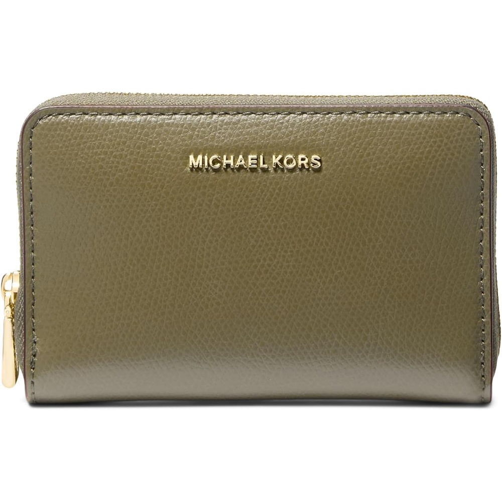 image:imageMichael Kors Jet Set Small Zip Around Card CaseSafari Green