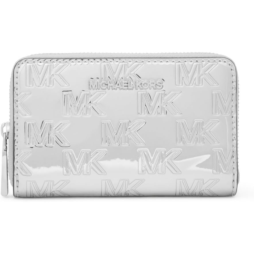 image:imageMichael Kors Jet Set Small Zip Around Card CaseSilver