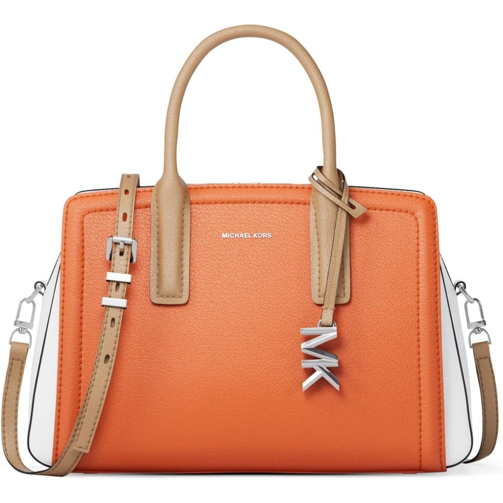 image:imageMichael Kors Womens Laila Small SatchelGoldtone HardwareLeatherMimosa Multi