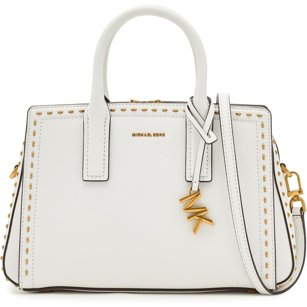 image:imageMichael Kors Womens Laila Small SatchelOptic White 2