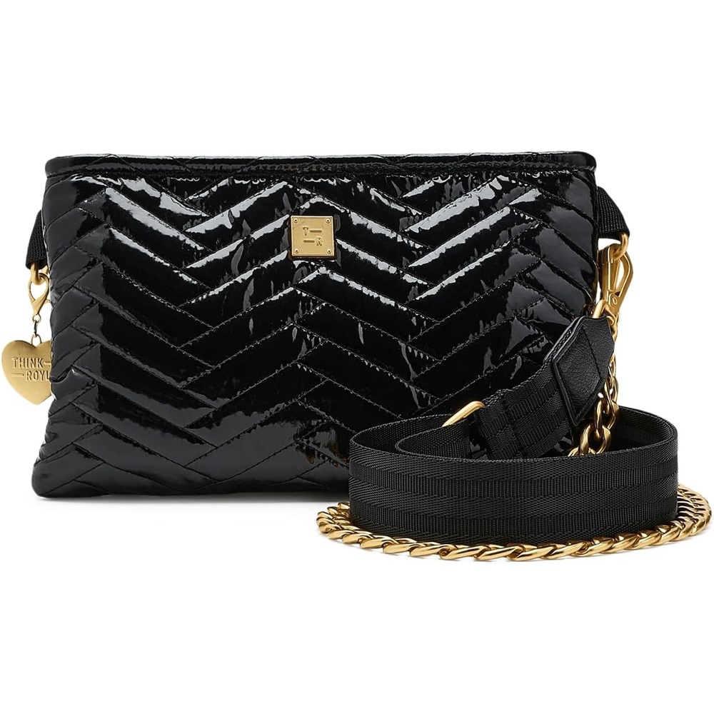 image:imageTHINK ROYLN Womens Almost FamousBlack Paten