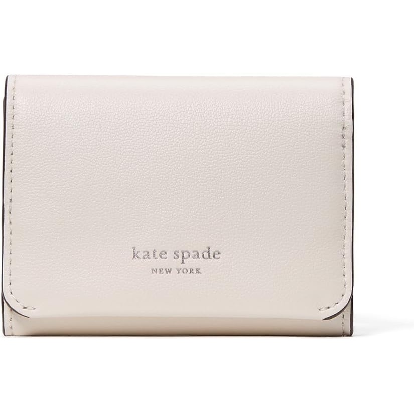 image:imagekate spade new york Halo Glazed Leather Card Case Trifold WalletCream