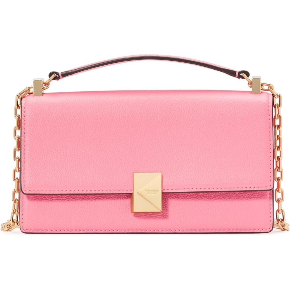 image:imagekate spade new york womens Deco Mini Leather Flap Chain CrossbodyRuby Citrus