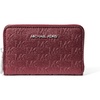 Silver-tone Hardware/Mk Embossed Glitter/Oxblood