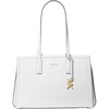 Gold-tone Hardware/Optic White