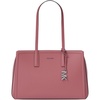 Silver-tone Hardware/Embossed Goat Leather/Rosewood