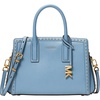 Gold-tone Hardware/Leather/Chambray